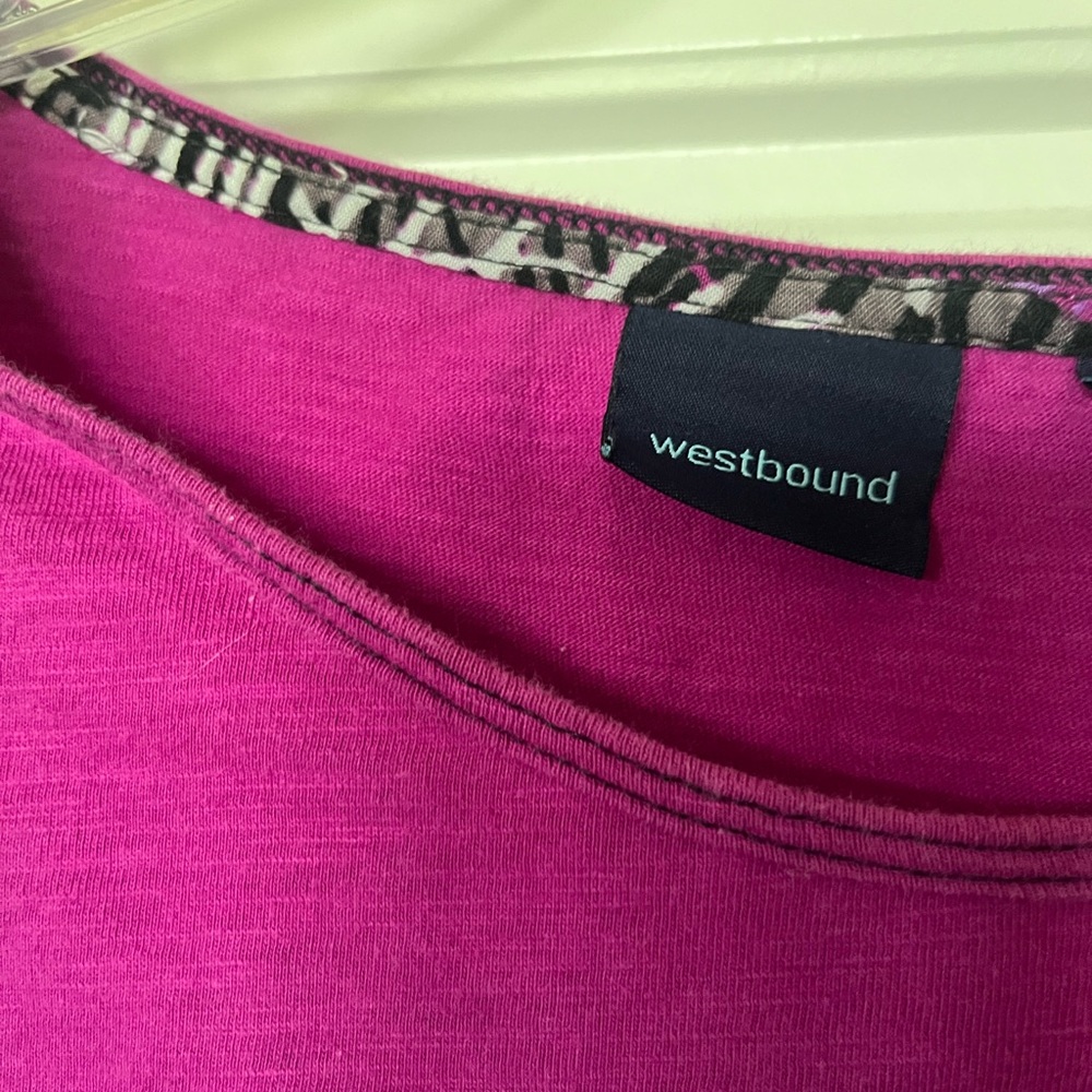 Westbound Fuchsia Knit Top